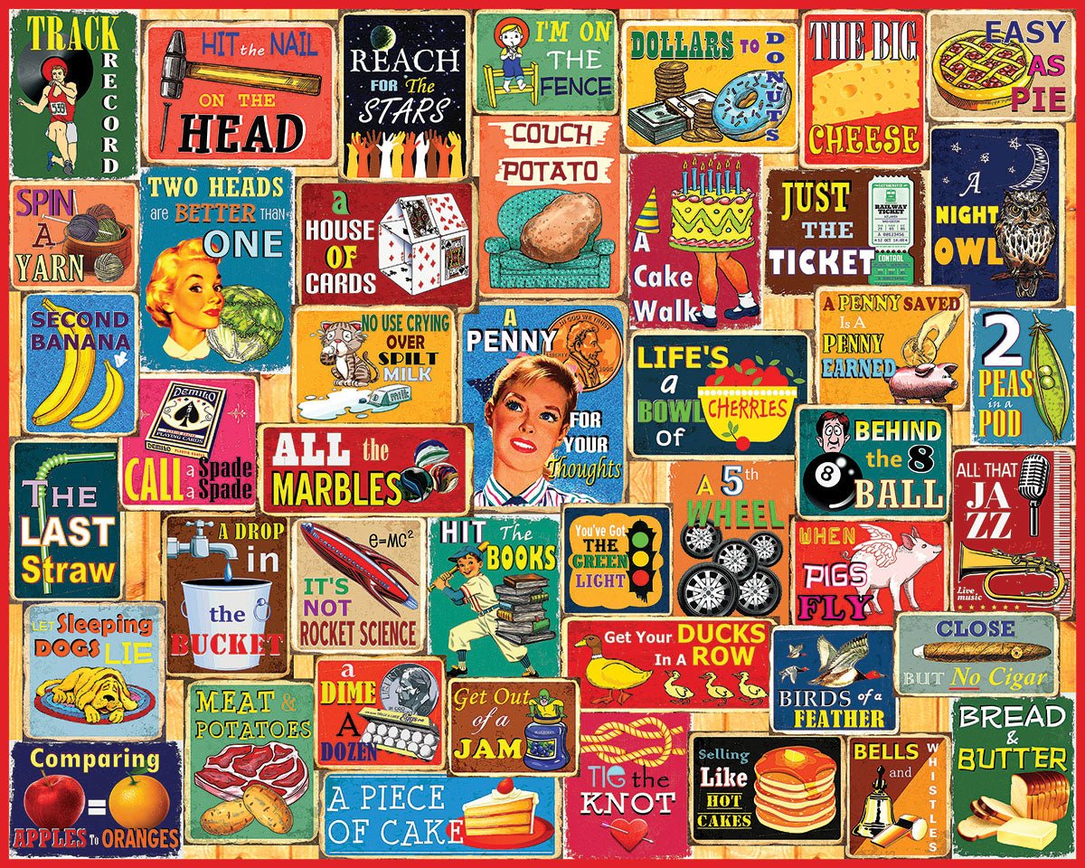 Things We Say (1733pz) - 1000 Piece Jigsaw Puzzle