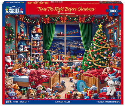 Twas The Night Before Christmas (2137pz) - 1000 Piece Jigsaw Puzzle